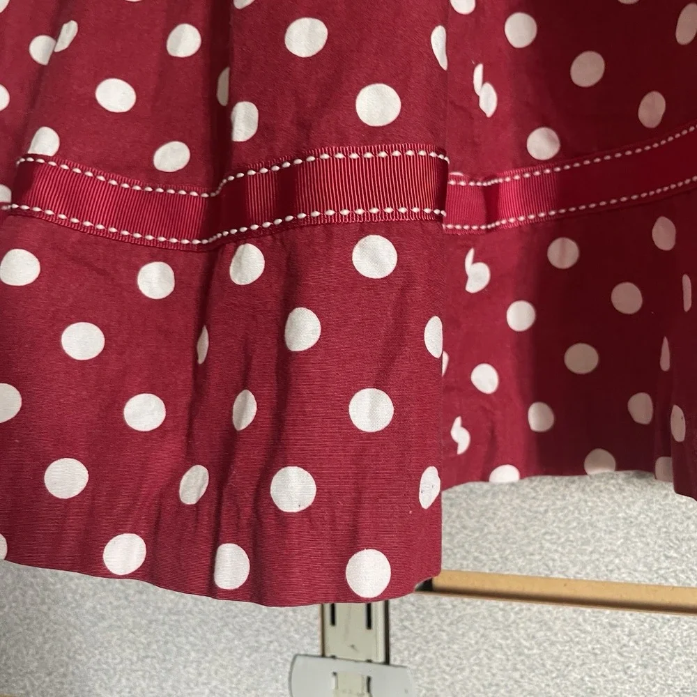 VTG Gymboree Red White‎ Polk A Dot Sundress 12 18 Months 2005 Line EUC